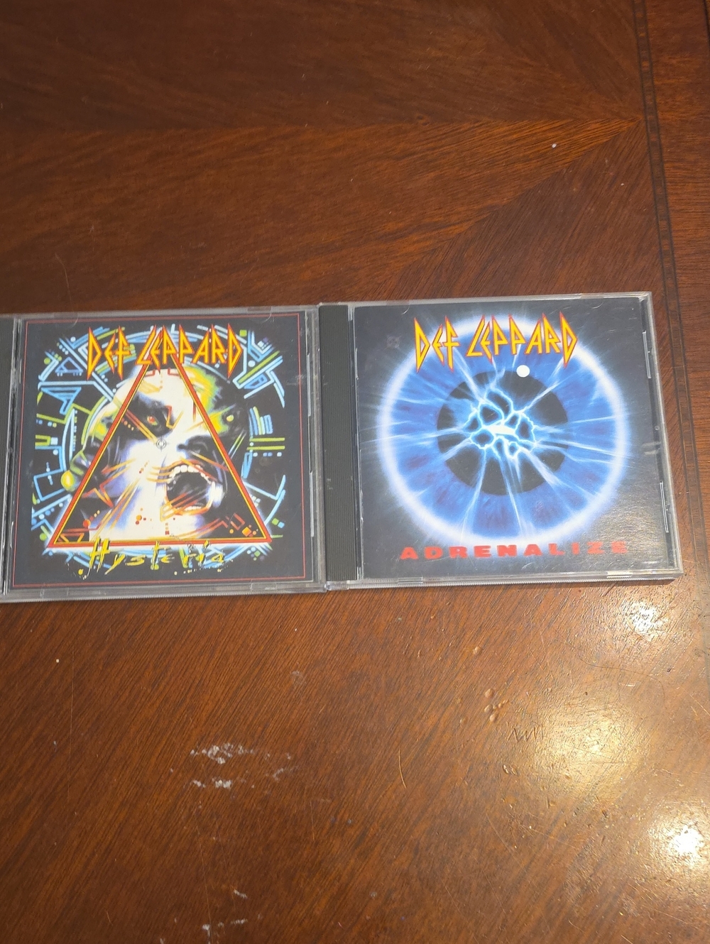 Def Leppard Hysteria & Adrenalize CD Lot - Black, Blue, Yellow